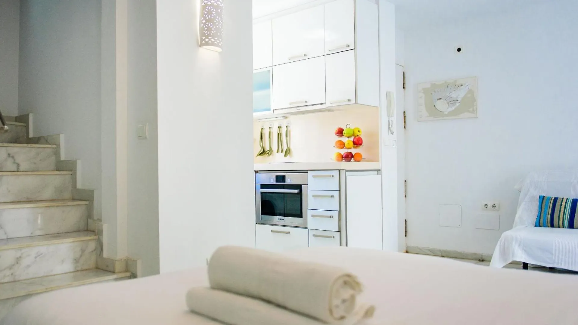 Lägenhet Livingtarifa Apartamento Bianco Spanien